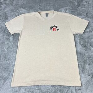 ShangriLa Shirt Mens M Brown Logo Graphic Austin TX